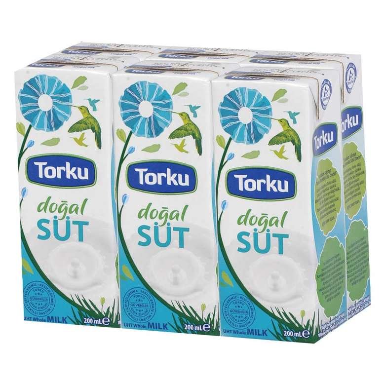 Torku Süt Yağlı (%3,3 Yağlı) 6x200 ml
