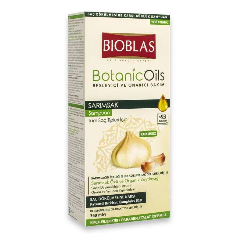 Bioblas Botanic Oils Sarımsaklı Şampuan 360 ml