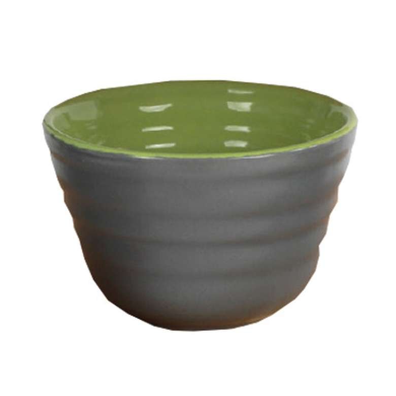 Keramika Çift Renk Çerezlik Gri Yeşil