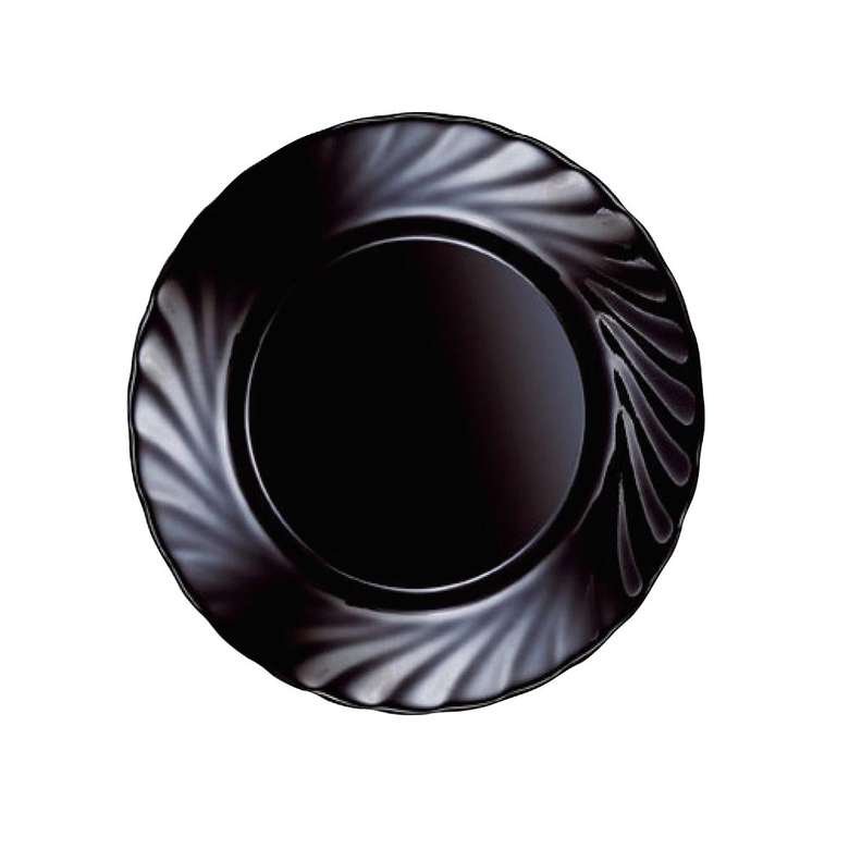 Luminarc Trianon Yemek Tabağı 22 cm Siyah