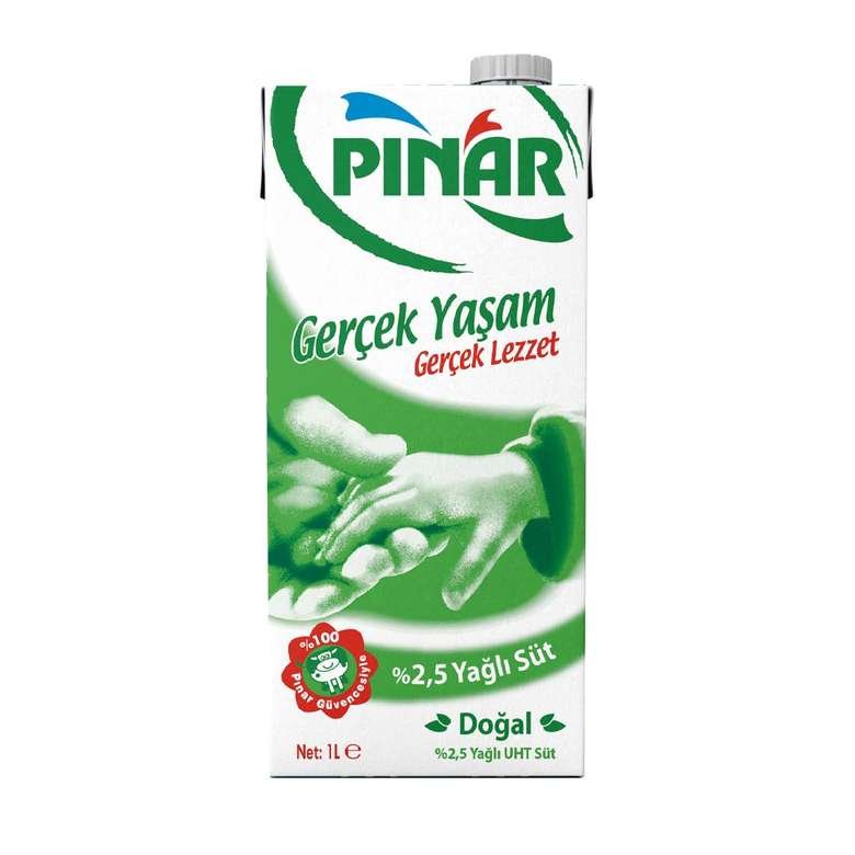 Pınar Süt (%2,5 Yağlı) 1 L