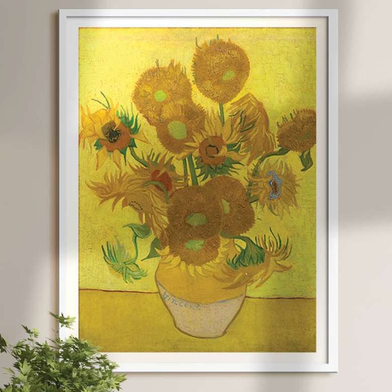 Özcanlar Ay Çiçeği Tablosu 48x68 cm