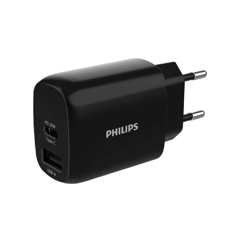 Philips USB-A&USB-C Şarj Adaptörü 20 W