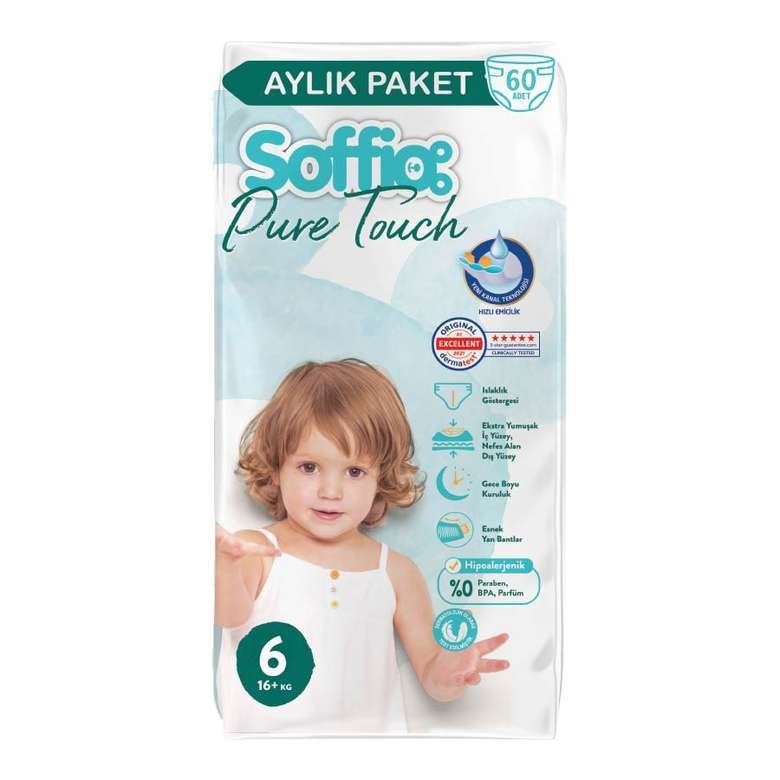 Soffio Pure Touch Çocuk Bezi No:6 XL 60'lı