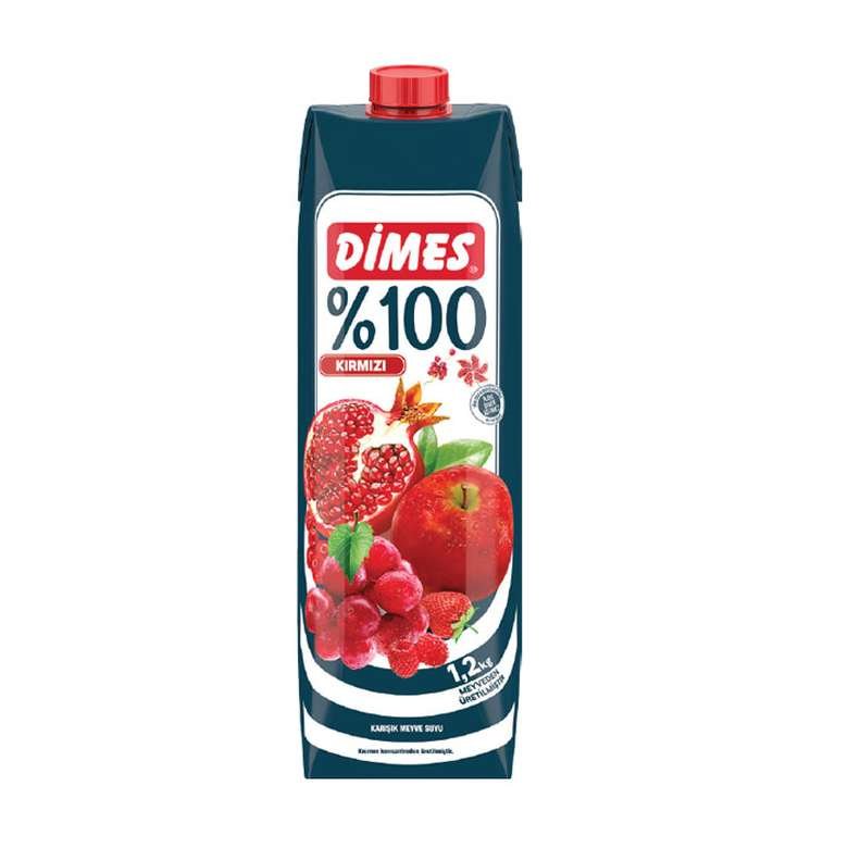 Dimes Meyve Suyu %100 Kırmızı Meyve 1 L