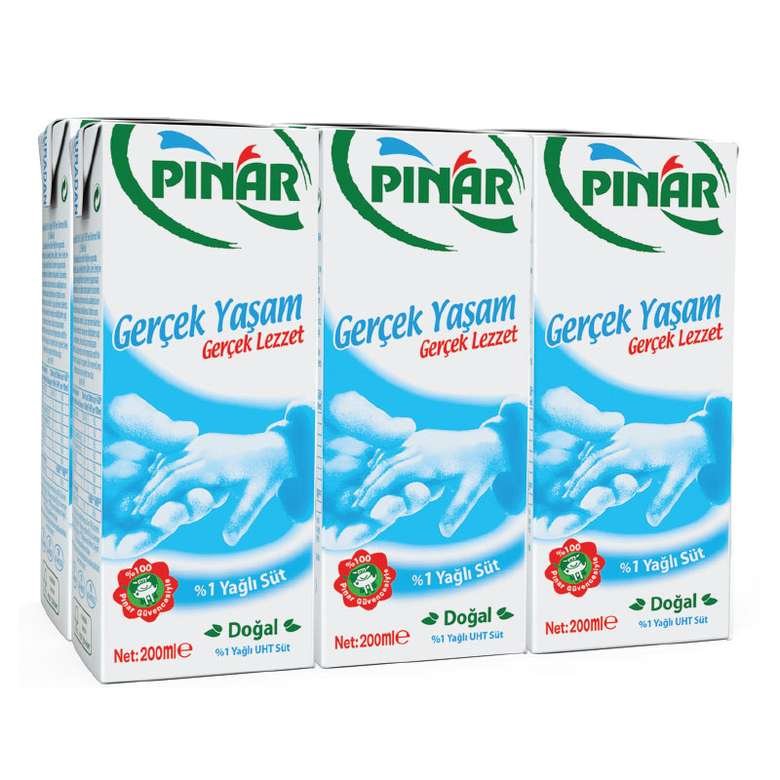 Pınar Süt %1 Yağlı 6x200 Ml