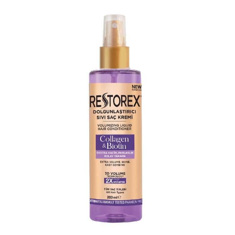 Restorex Collagen & Biotin Dolgunlaştırıcı Sıvı Saç Kremi 200 ml