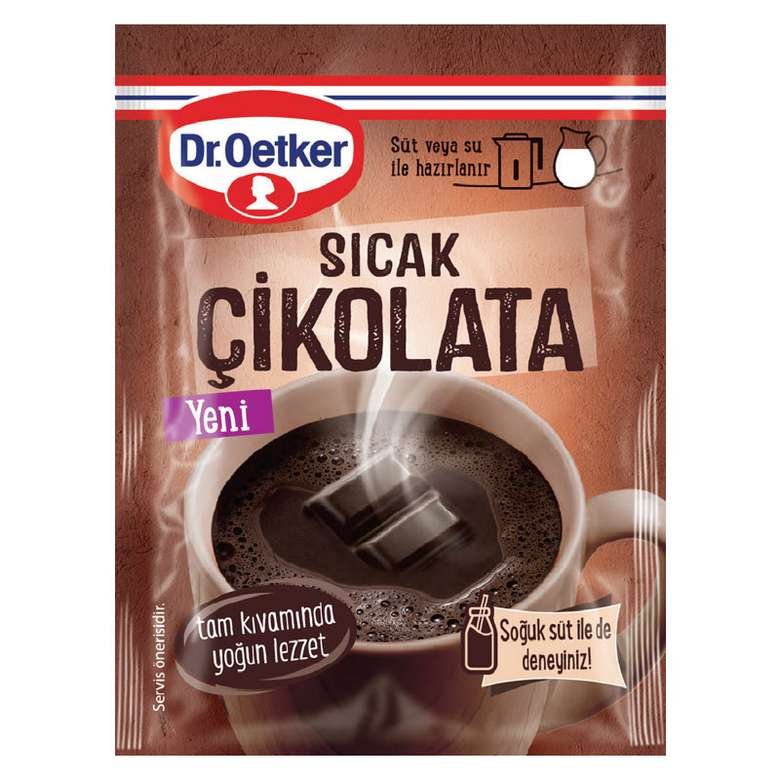 Dr.Oetker Toz Sıcak Çikolata 18 G