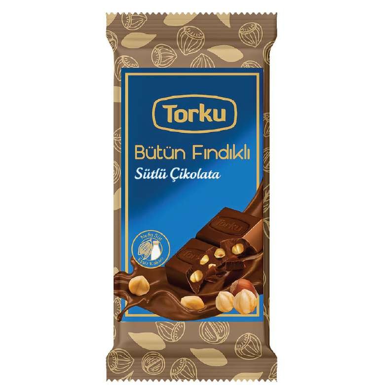 Torku Bütün Fındıklı Çikolata  70 G