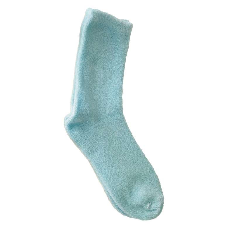 Silk & Blue Ters Havlu Kadın Soket Çorap Turkuaz
