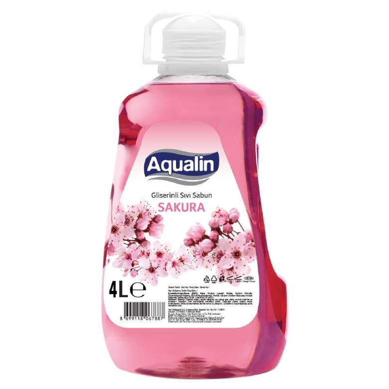 Aqualin Sıvı Sabun Sakura 4 L