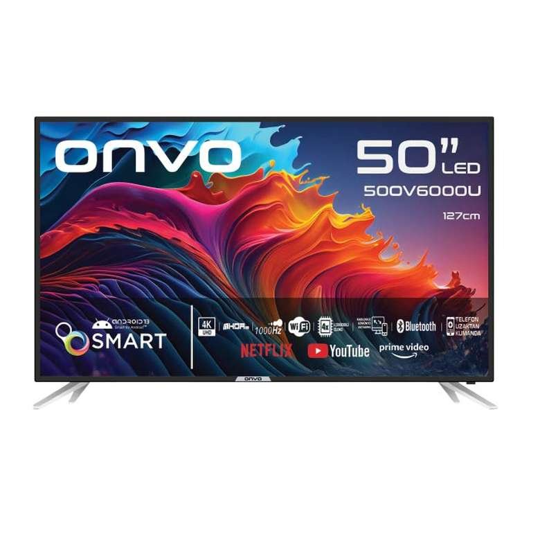 Onvo 50OV6000U 50'' Ultra HD Android 13 Smart Led TV