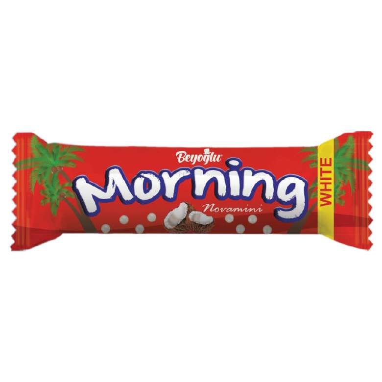 Morning Hindistan Cevizli Bar Beyaz Çikolata 25 G