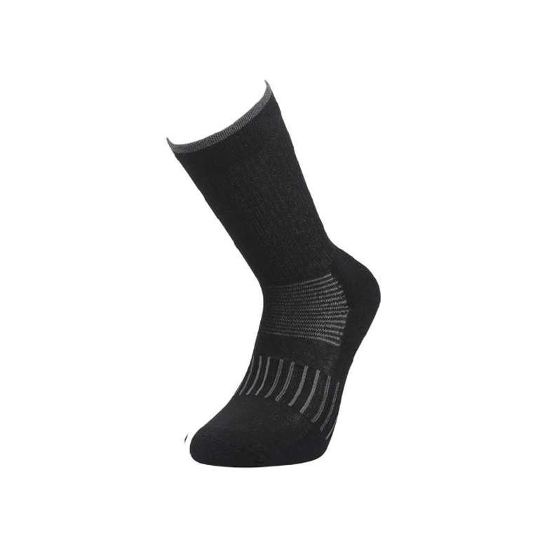 Unisex Havlu Taban Spor Çorabı Beyaz Siyah