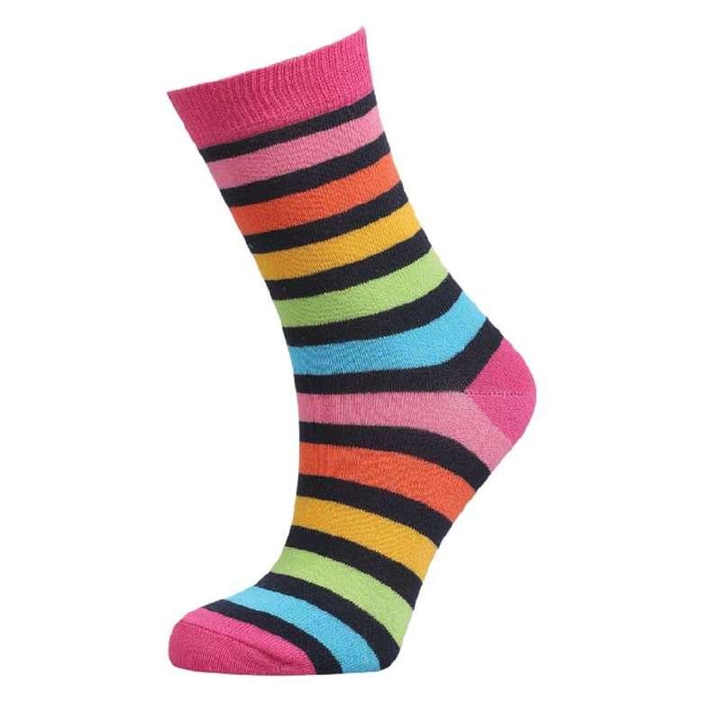 Unisex Renkli Çorap Pembe