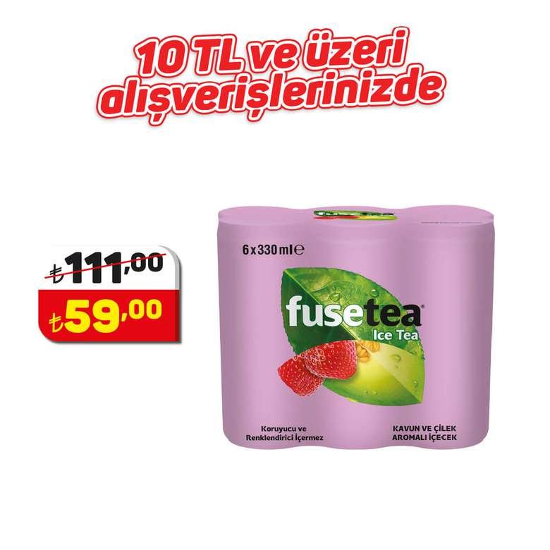 Fuse Tea Buzlu Çay Karpuz 6x330 Ml