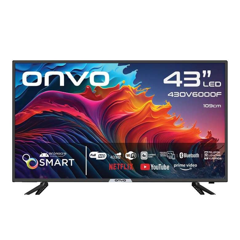 Onvo 43OV6000F 43'' Full HD Android 13 Smart Led TV