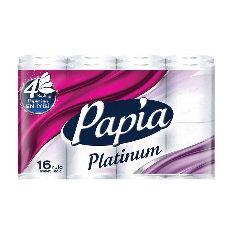 Papia Platinum 4 Katlı Tuvalet Kağıdı 16'lı